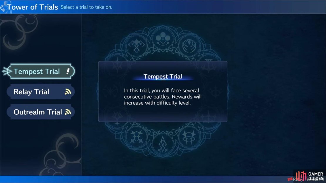Tempest Trials available in !Fire Emblem Engage