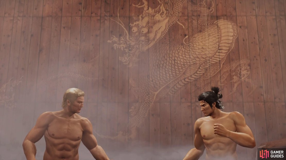 Yep, it&rsquo;s a one-on-one fight, in a bathhouse
