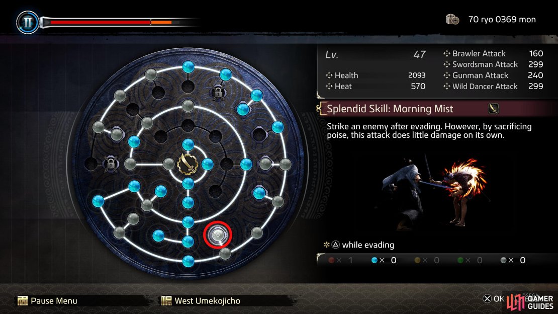 Here is where you&rsquo;ll find Morning Mist on the Ability Wheel.