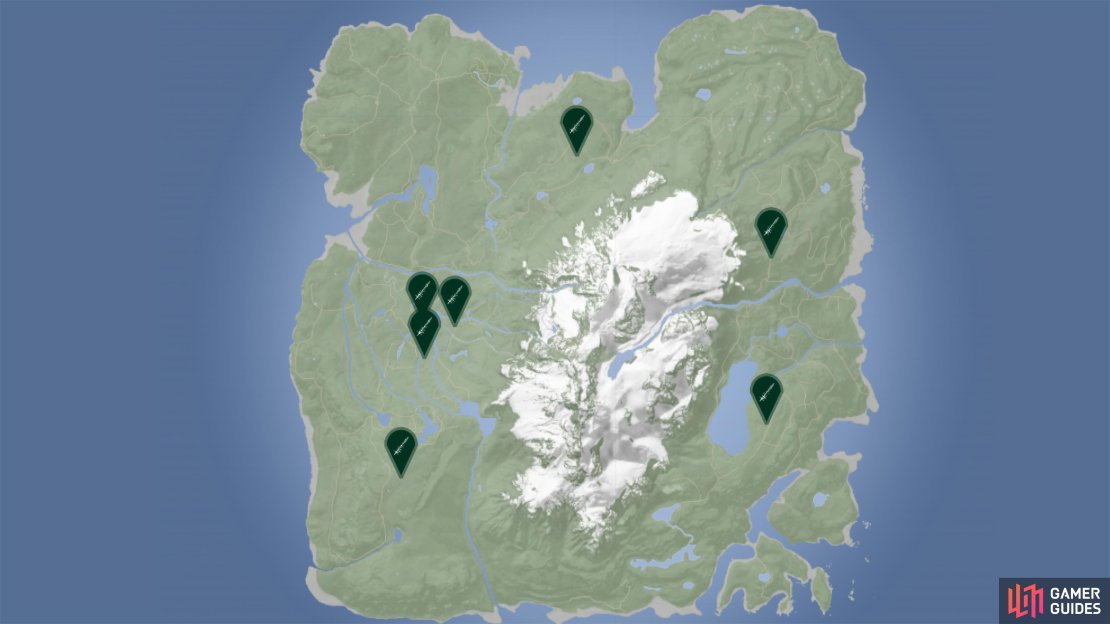 Fireweed can also be found all over the map, but it doesn&rsquo;t have as many spawns as Chicory.