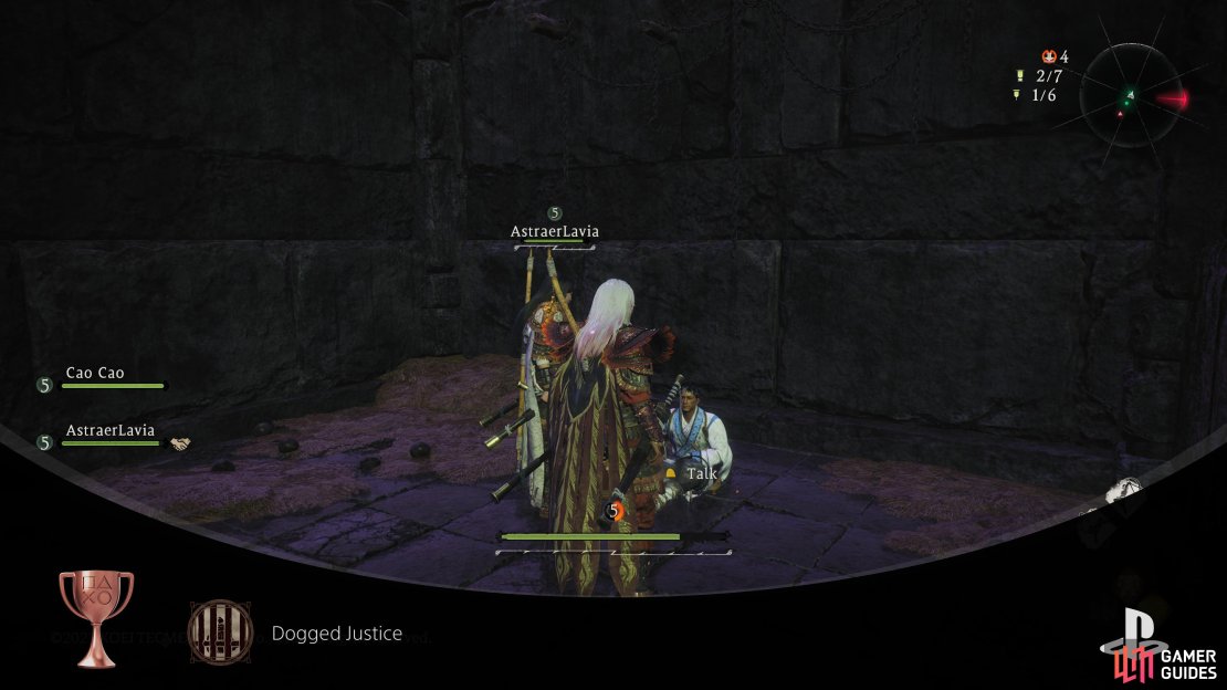 Saving the Hermit will give you the Dogged Justice Trophy/Achievement