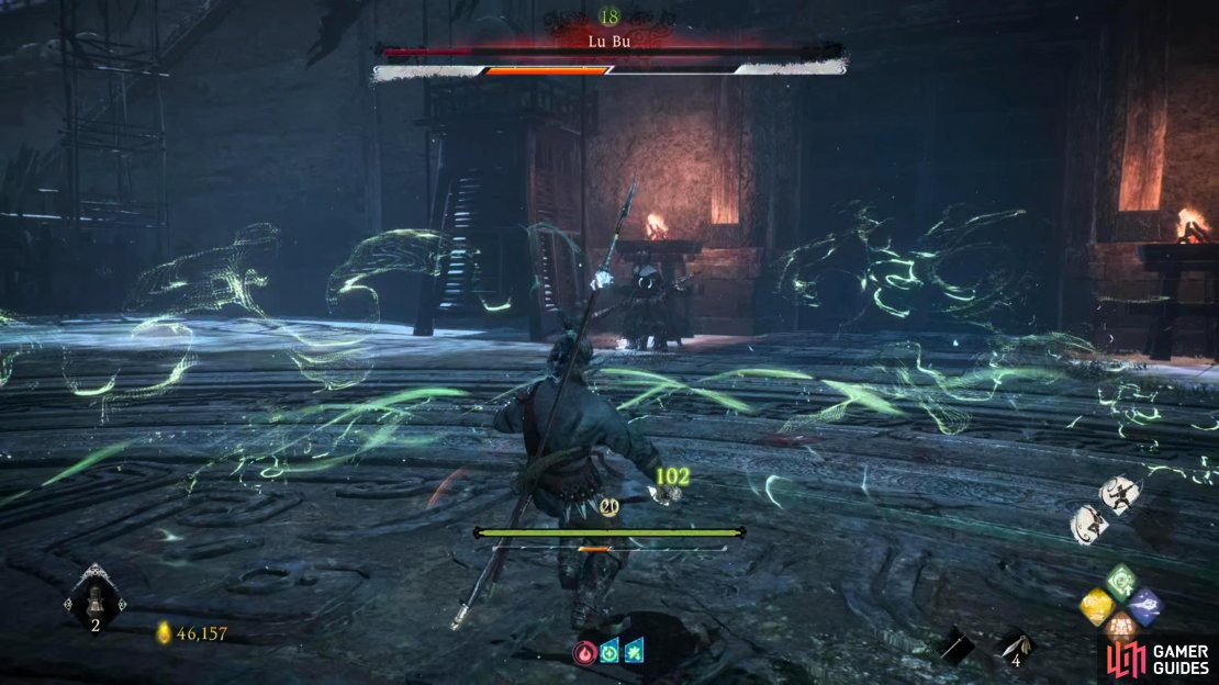 By using the Divine Beast Qinglong, you can fight relatively damage free while it&rsquo;s up. Keep using Inner Breath to make this charge up faster.
