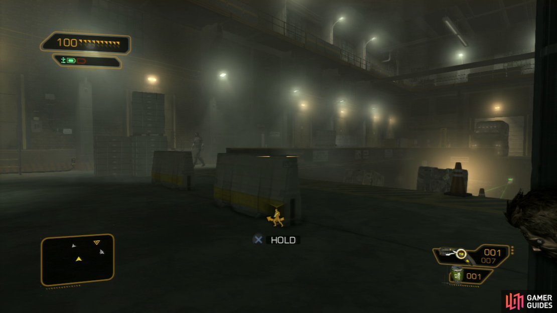 As long as the sniper is moving between positions you&rsquo;ve actually got a clear path to just stroll down the main walkway.
