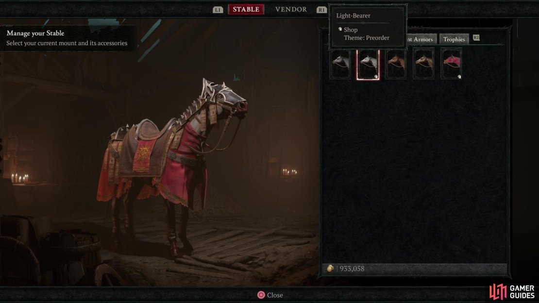 Preordering the game will get you access to some new mounts and mount armor, but these can’t be utilized until you unlock mounts far later into the game.