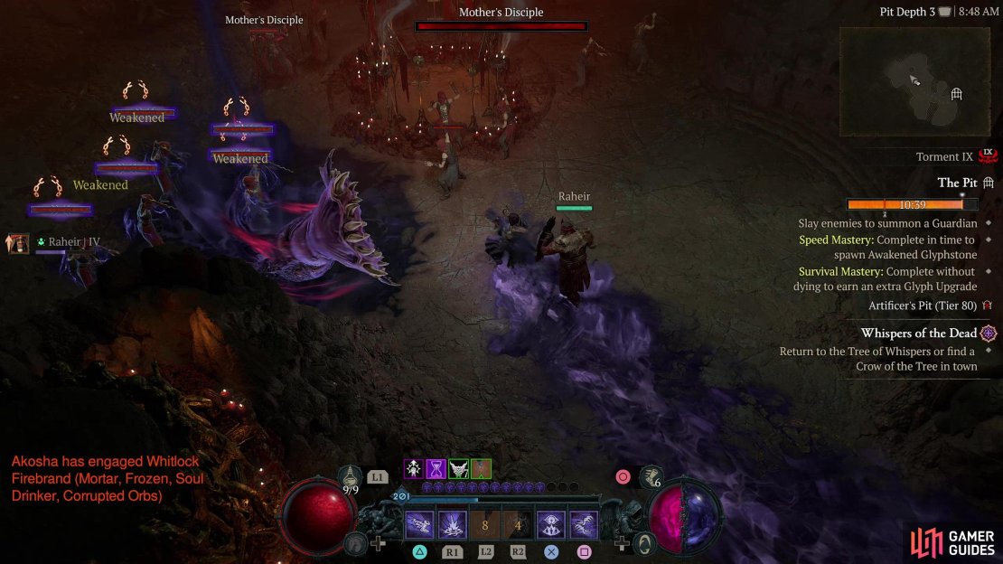 Command Laalish will passively apply Vulnerable and Slow to enemies, and when used actively it&rsquo;ll create an AoE &ldquo;Terror Zone&rdquo; that gives you Shadowform stacks.