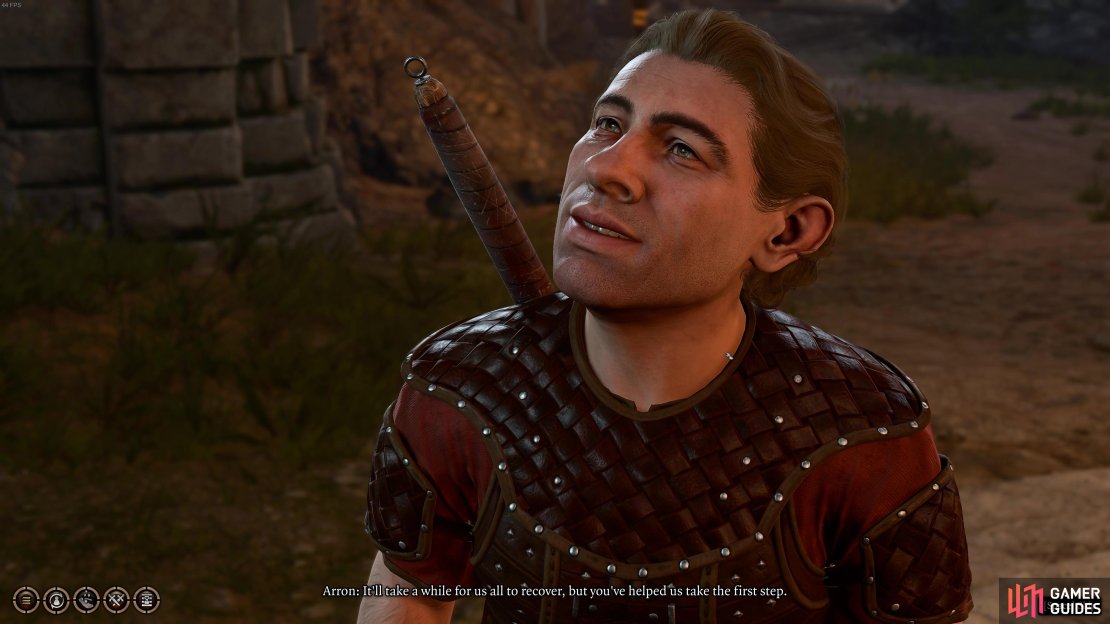 Arron the Merchant in Baldur’s Gate 3.
