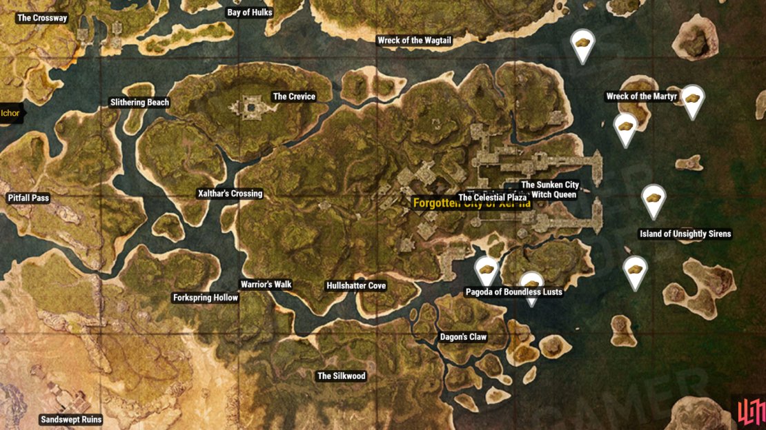 You will have to head to the fear East of the map to get at the Brimstone nodes in the Jungle biome.