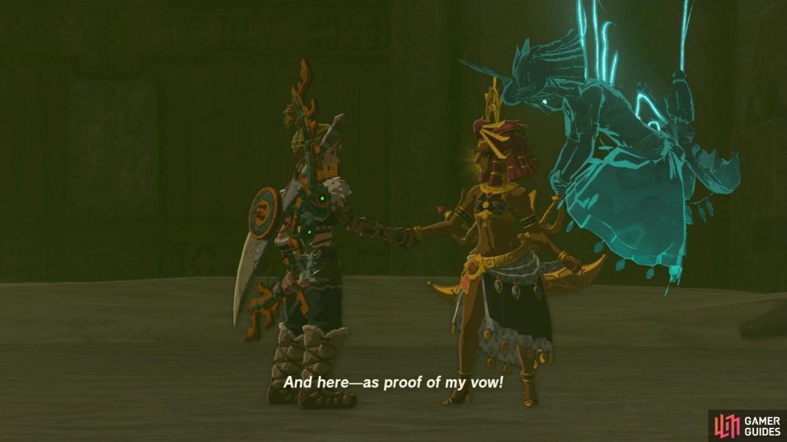 You’ve unlocked Riju’s Vow!