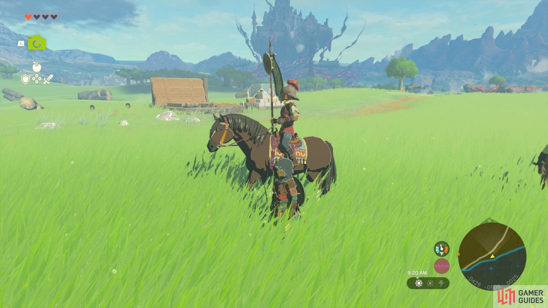 You’ll find Hoz walking around to the southwest of the Hyrule Field Chasm.
