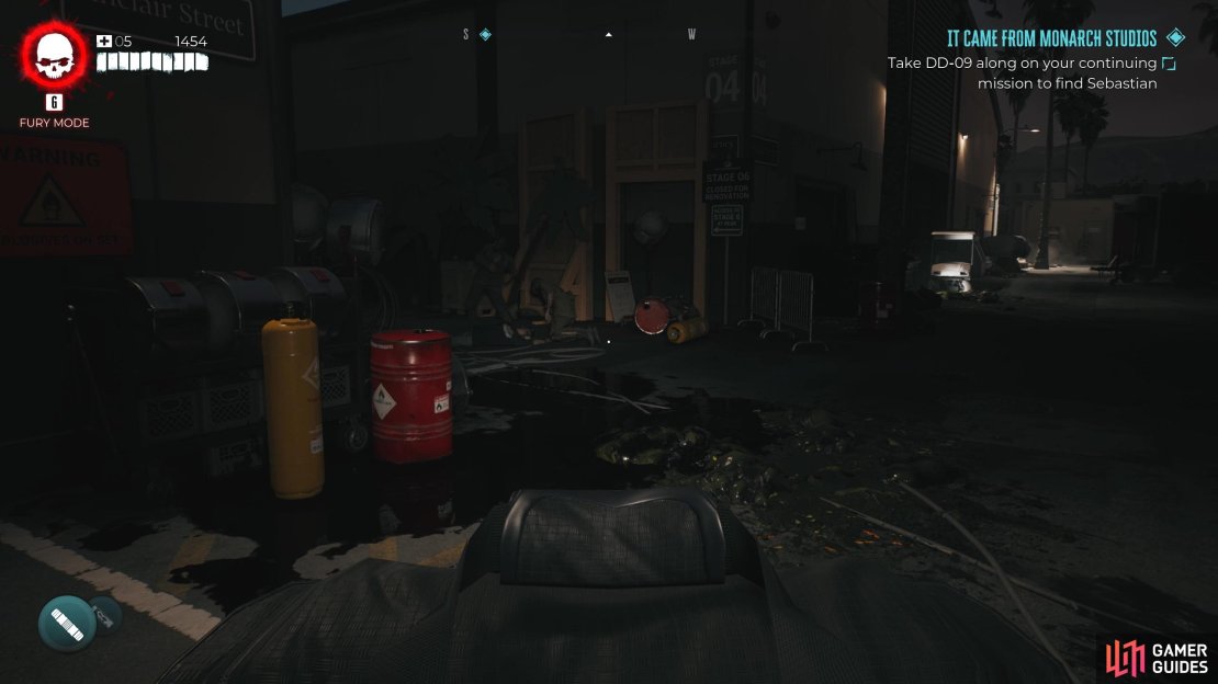 You&rsquo;ll need to drop DD-09 to deal with the zombies blocking your path. 