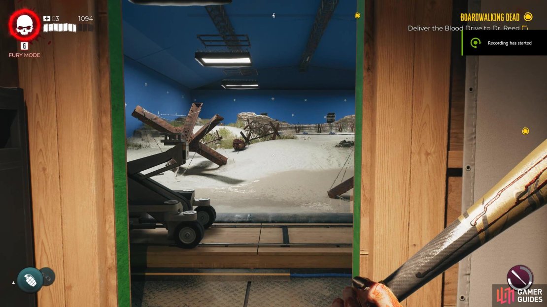 The studio where you&rsquo;ll find Boz is themed like a war zone.