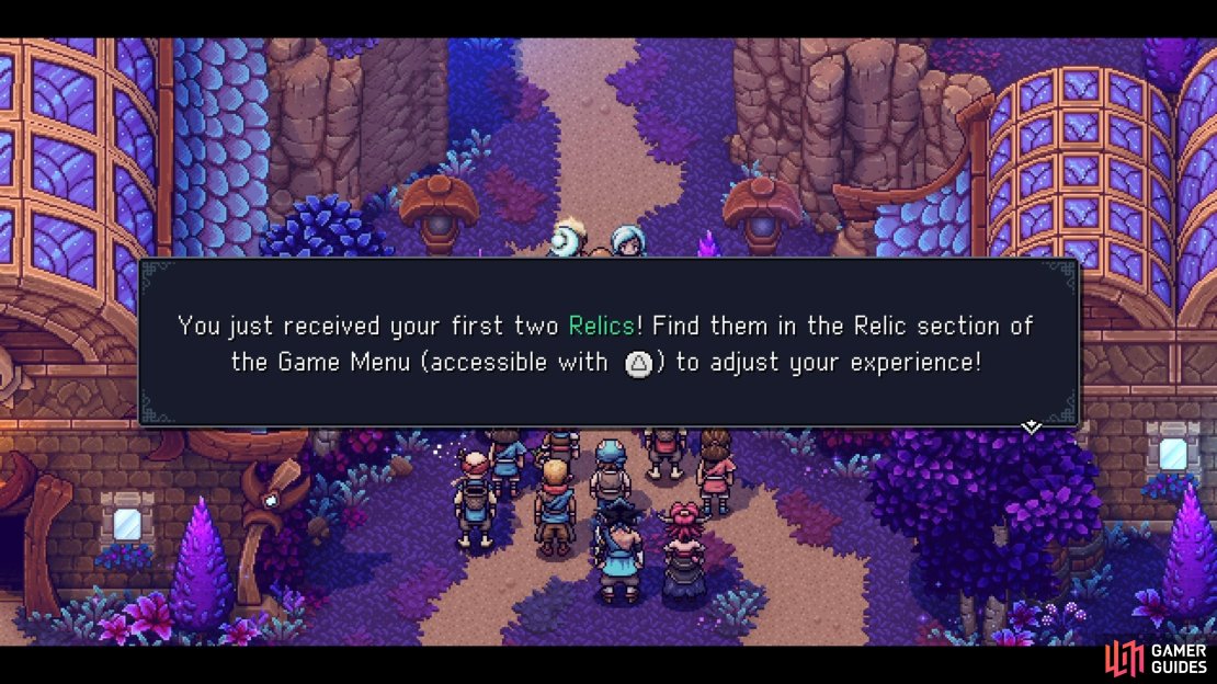You&rsquo;ll receive your first two Relics as you are leaving Mooncradle.