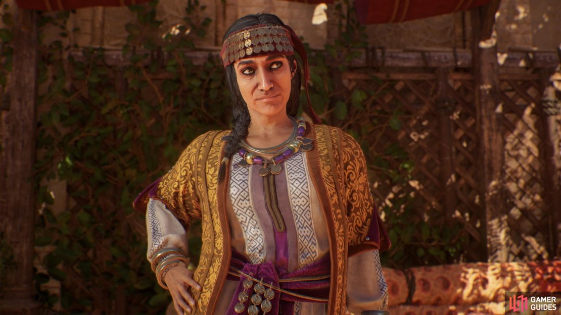 The poet Arib in Assassin&rsquo;s Creed Mirage.