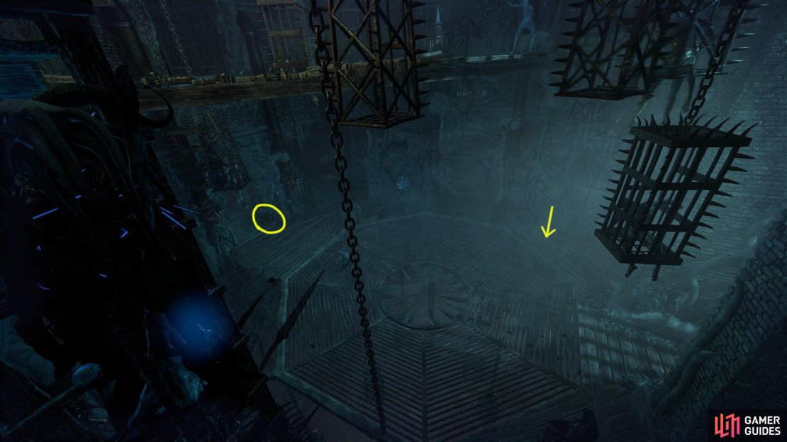 Lots of the floors in the Tower require you to find various levers to open up drop-down or ladder access points to progress.
