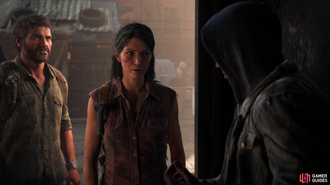 Joel and Tess try to get information on Robert’s whereabouts.