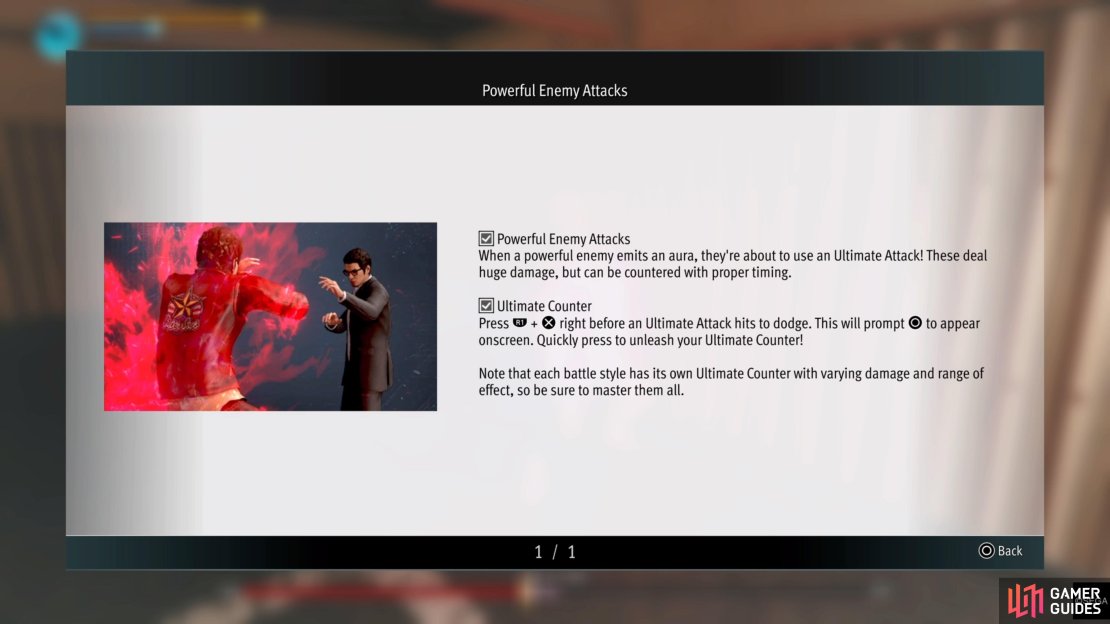 You&rsquo;ll unlock the ability to do Ultimate Counters early in the game.