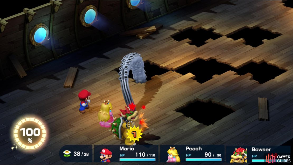 The Tentacles you&rsquo;ll fight en route to King Calamari are of no concern - they deal little damage when they attack,
