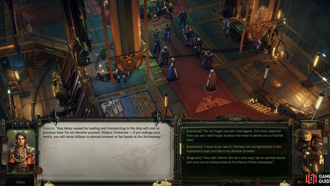 While there’s a lot of chatter at the end of Chapter 1, as far as consequences go there are three decisions of note.