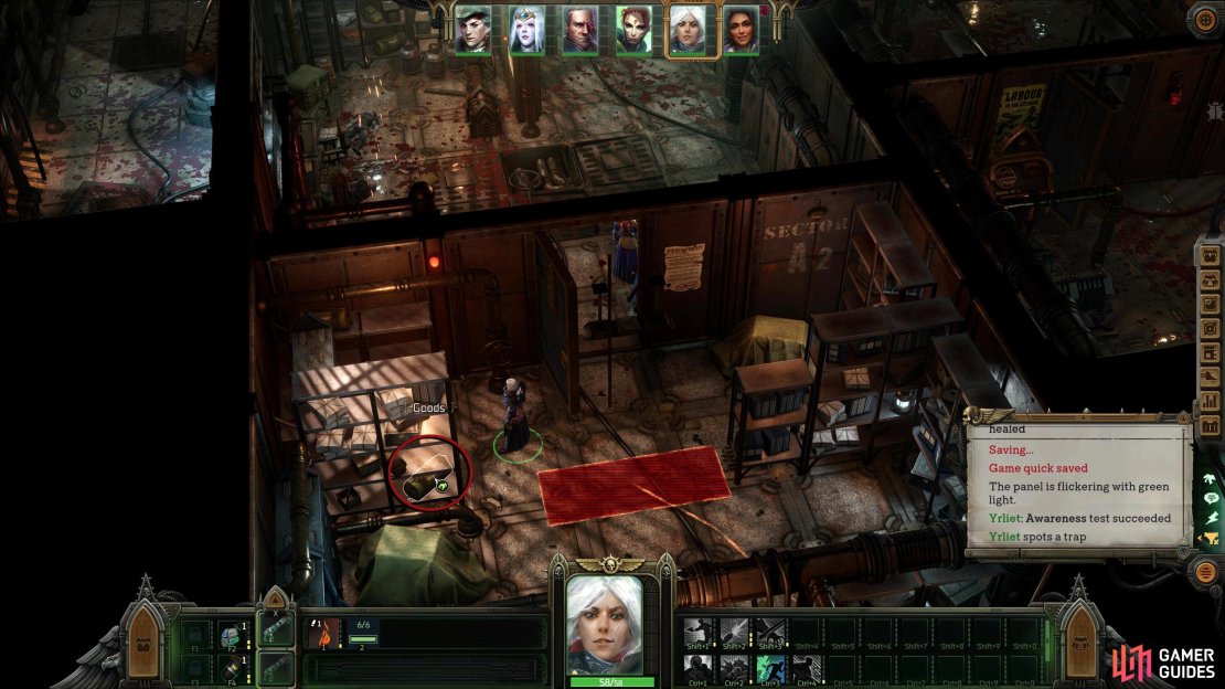 The Sworn Protector can be found in a small bag in the Archives Room.