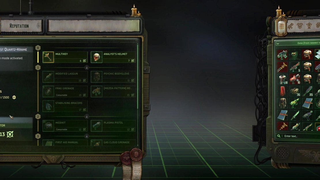 Tech-Priest Quartz-Krame can be found in the Command Center on Rykad Minoris.