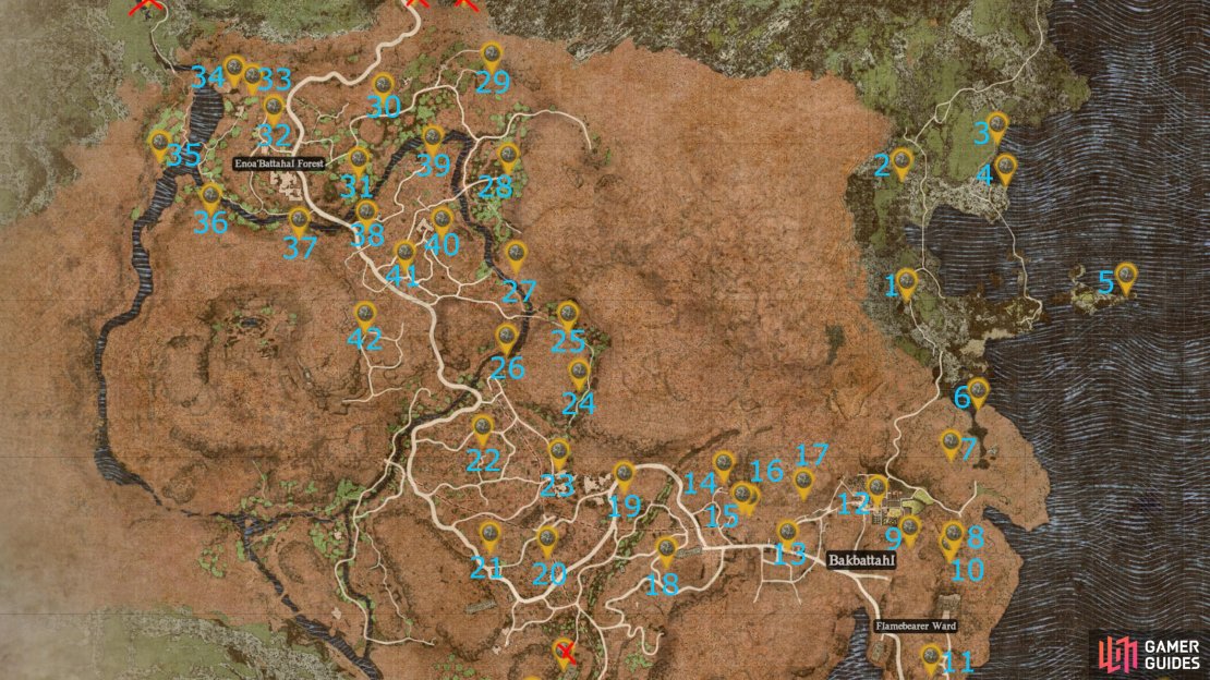 Here are the locations and recommended orders for the North Battahl Seeker&rsquo;s Token Locations.