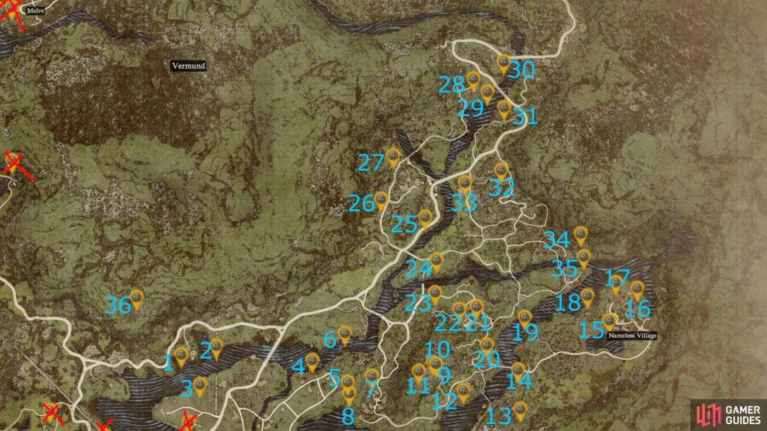 Here are all the southeast Vermund region Seeker&rsquo;s Token locations you can find.