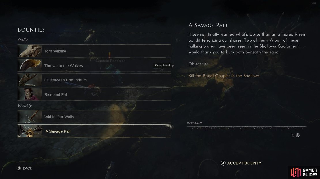 Accept the bounty &ldquo;A Savage Pair&rdquo; to get the targets to spawn.