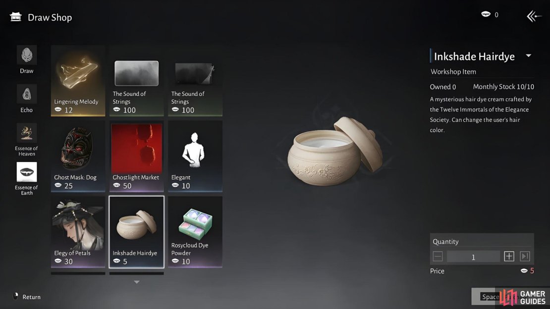 Here&rsquo;s how to change hair color in Where Winds Meet. Image via Gamer Guides / NetEase.