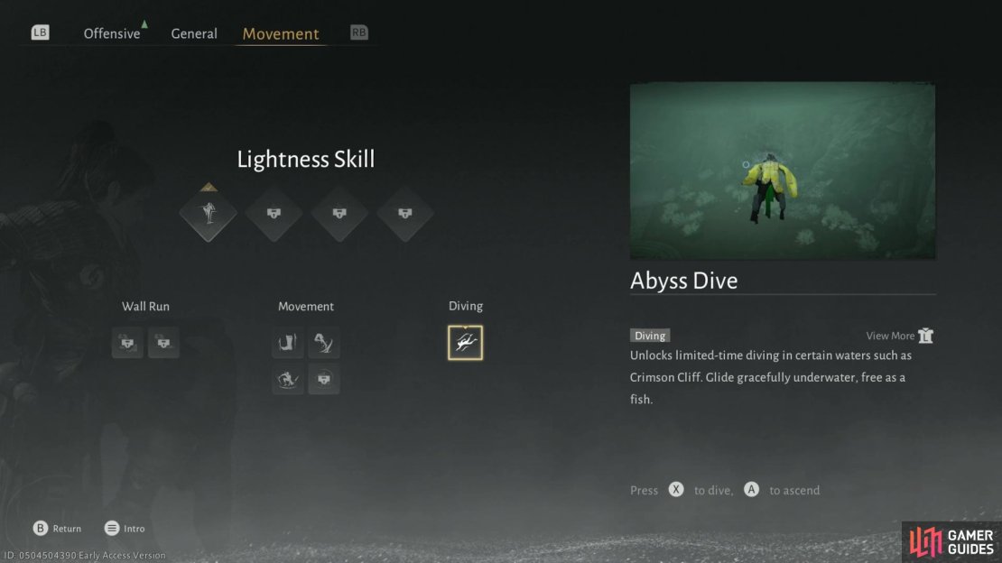 Lightness skills in Where Winds Meet are a combination of combat, exploration and role play skills in towns. Image via Gamer Guides / NetEase.