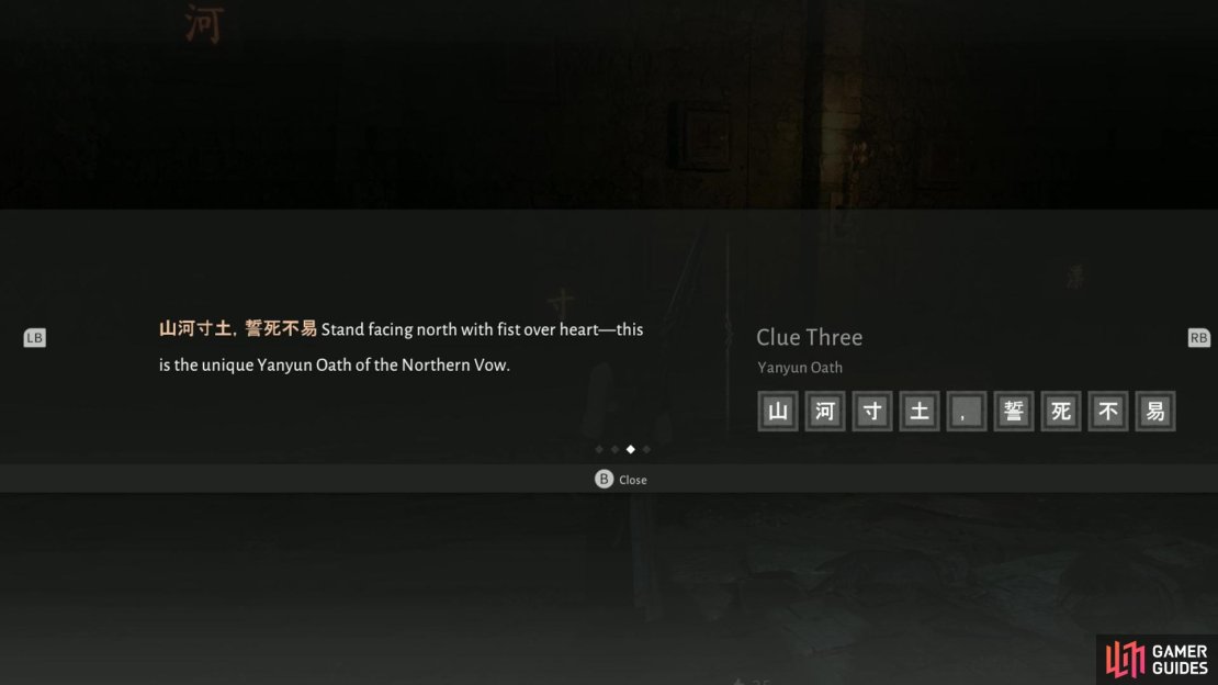 Here are the symbols that matter the most for the wall puzzle clue. Image via Gamer Guides / NetEase.