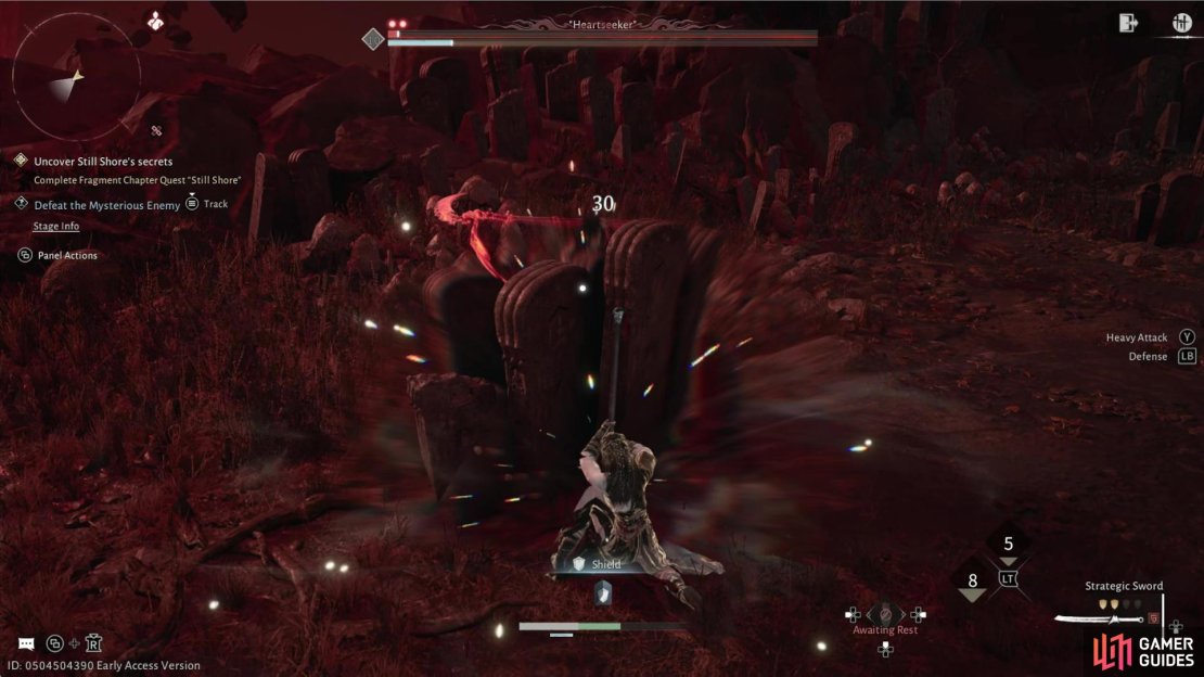 The Mo Blade is a strong tanking weapon with a generous HP shield and devastating immunity charge attacks. Image via Gamer Guides / NetEase.