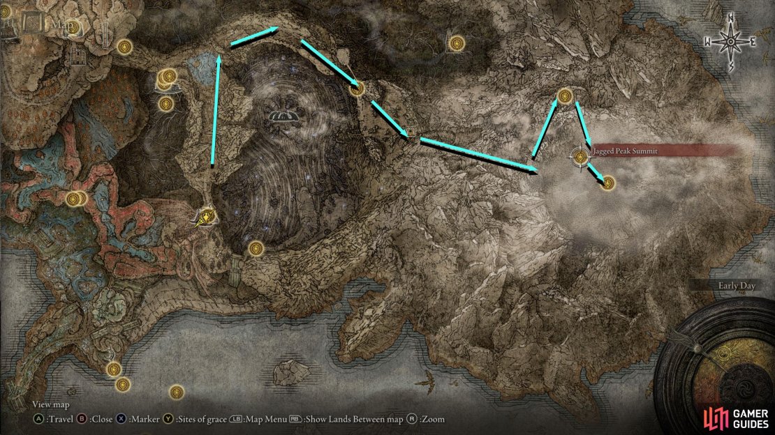 This is more or less the route you&rsquo;ll take to reach Bayle from the Altar of Dragon Communion.