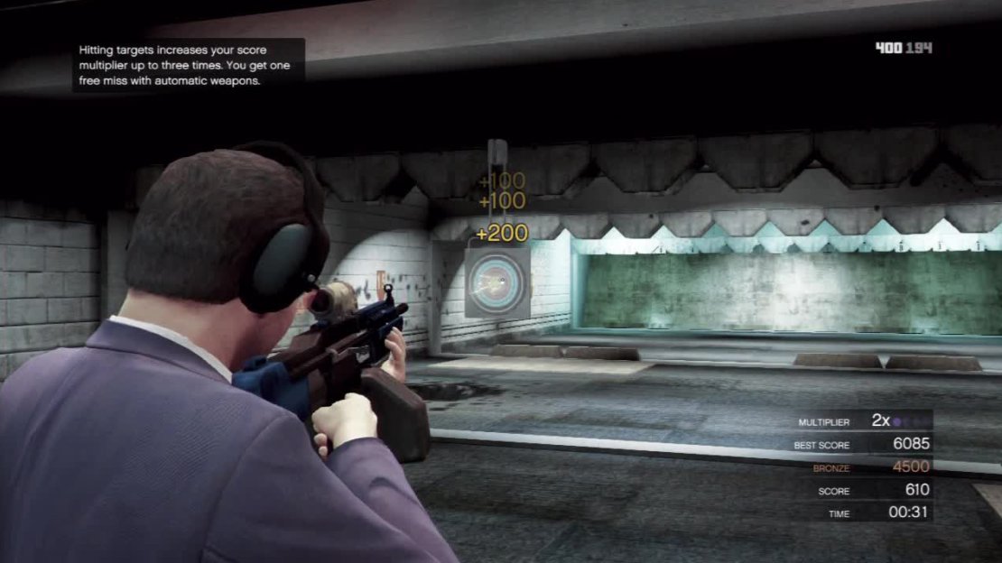Michael’s special will actually recharge a bit as you use the shooting range so try it when you need it.