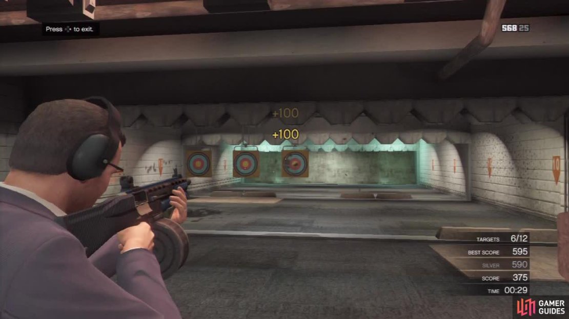 Use the Assault Shotgun for this if you can because it fires very fast.