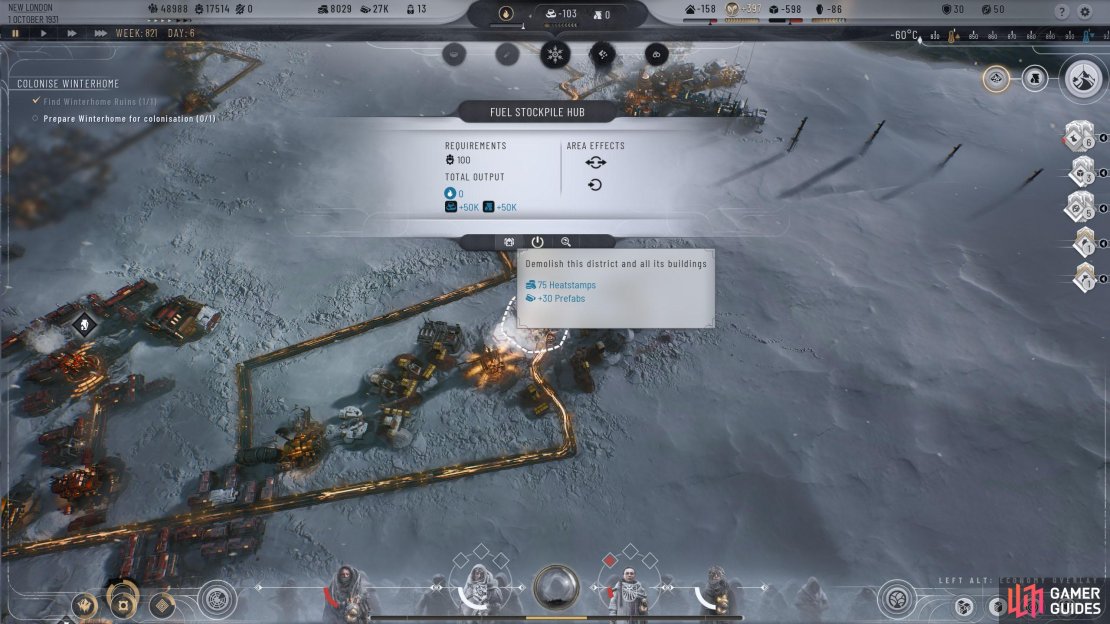 If you destroy a Stockpiling Hub, you&rsquo;ll still keep the resources, but you&rsquo;ll lose the ability to store anymore.