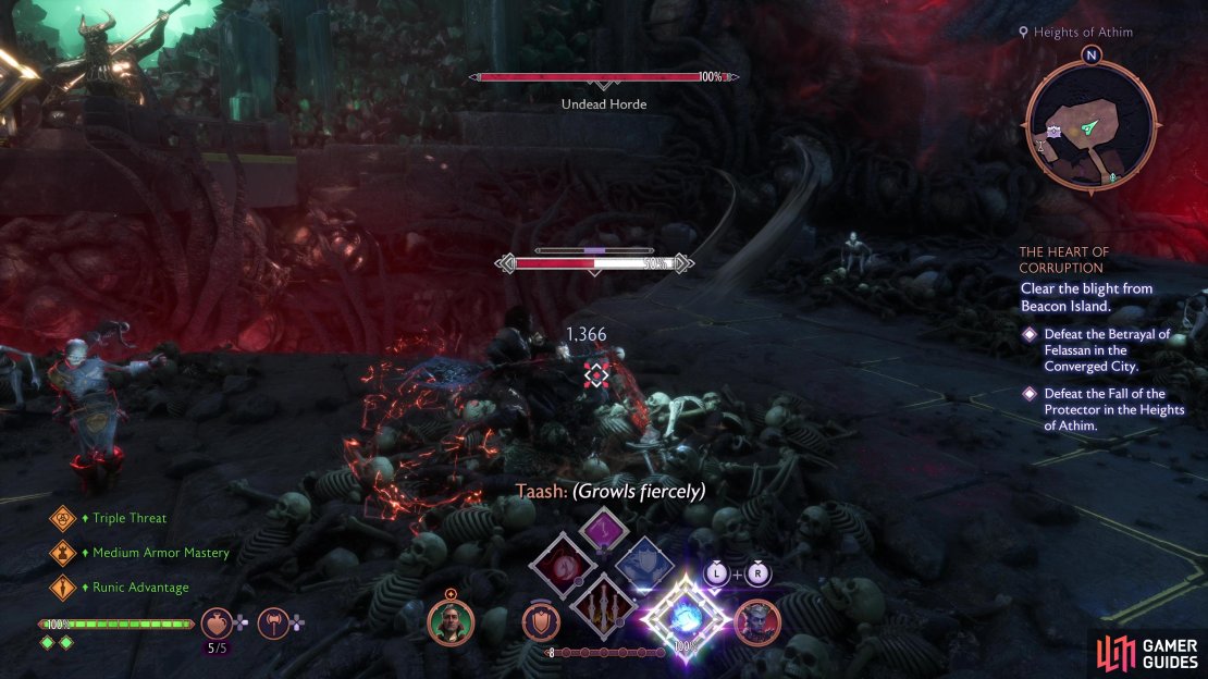 You&rsquo;ll need to deal with the Undead Horde before you can challenge the Fall of the Protector.