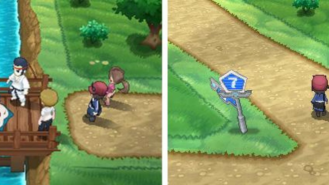 With Snorlax blocking the road, you’ll need to take a detour into Route 6, nearby.