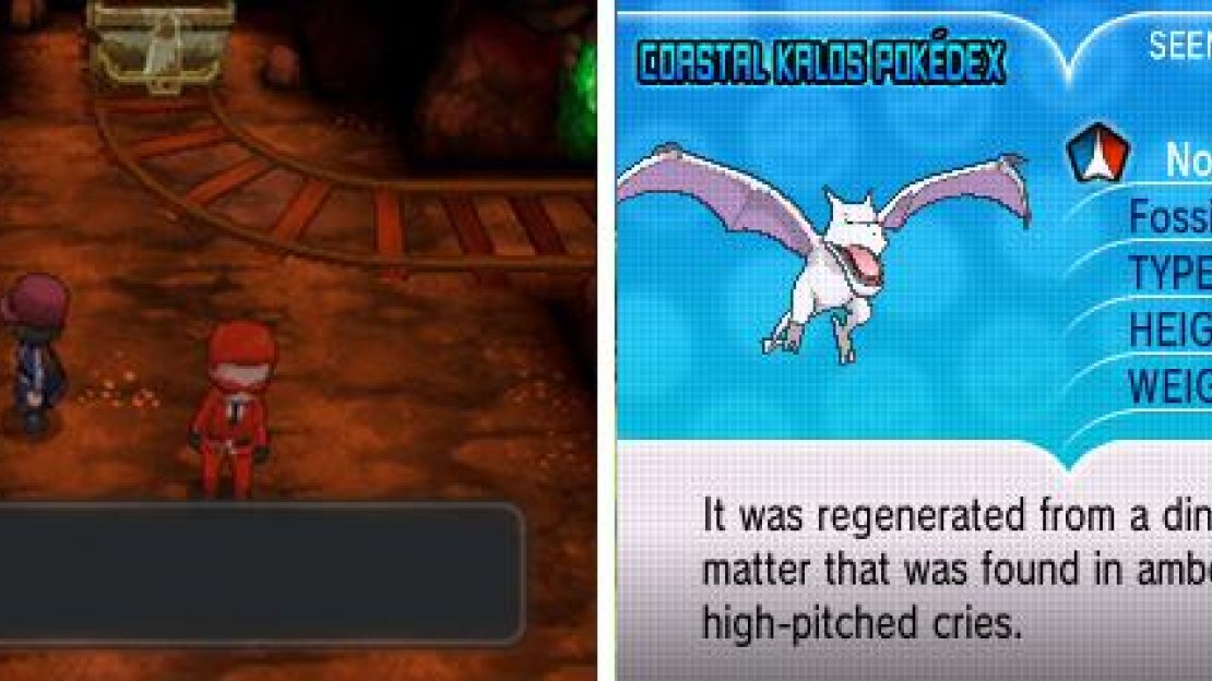 Take Old Amber to the Fossil Lab to turn it into the fearsome Aerodactyl.