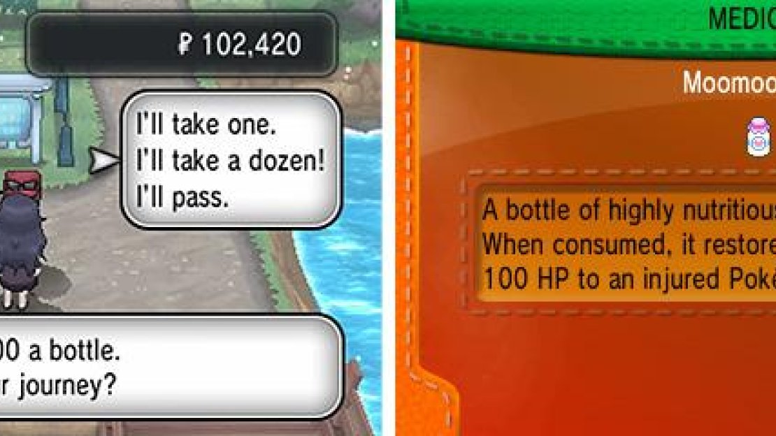 Moomoo Milk is a cost-effective way to replenish 100 tasty HP.