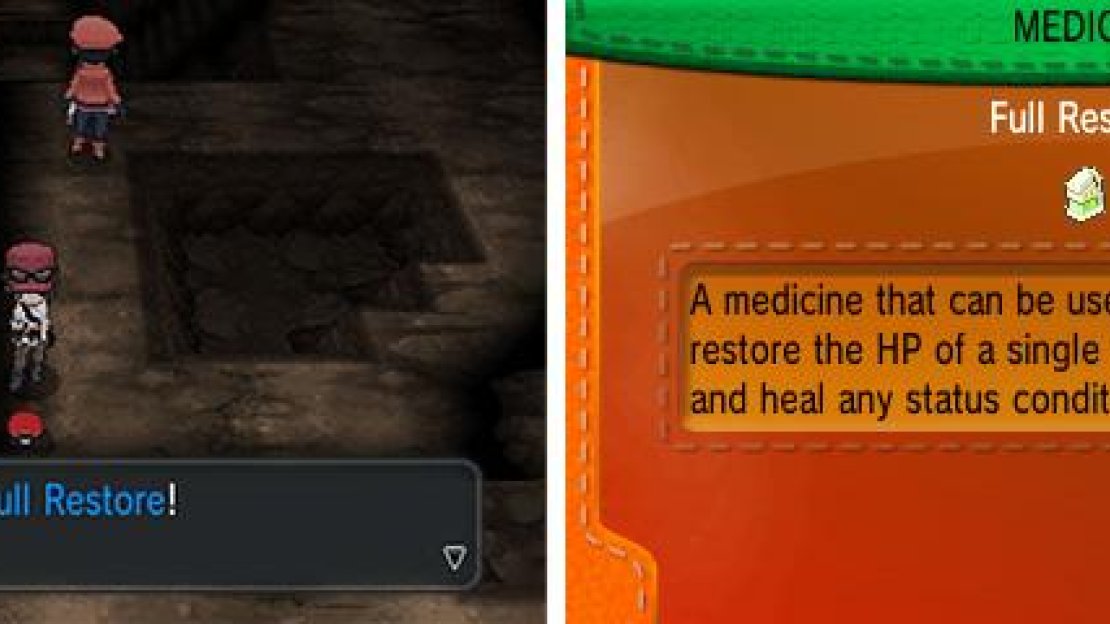 There’s nothing better than a Full Restore for healing your Pokemon.