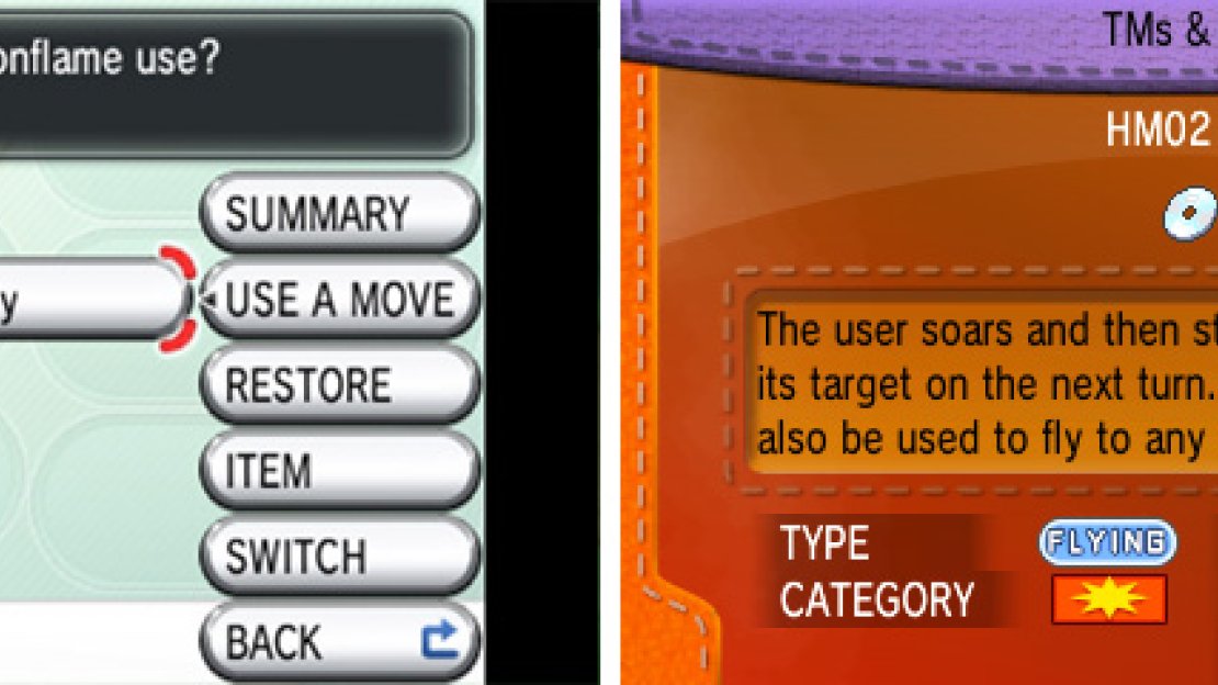 Once obtained, HM02 Fly can be found in the TMs & HMs compartment of your item bag.