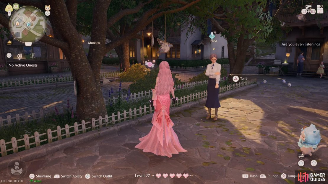 Elea wants a photo with Nikki after all the help she offered to Florawish.