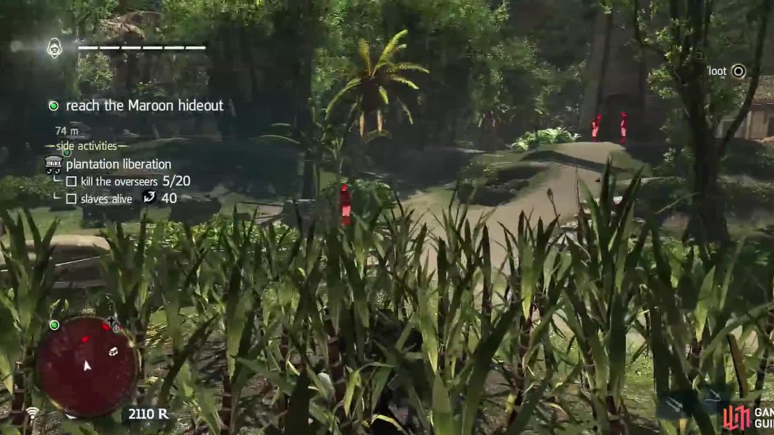 You can just run past these guards but if you want to liberate the plantation before you leave, these are good ones to kill.