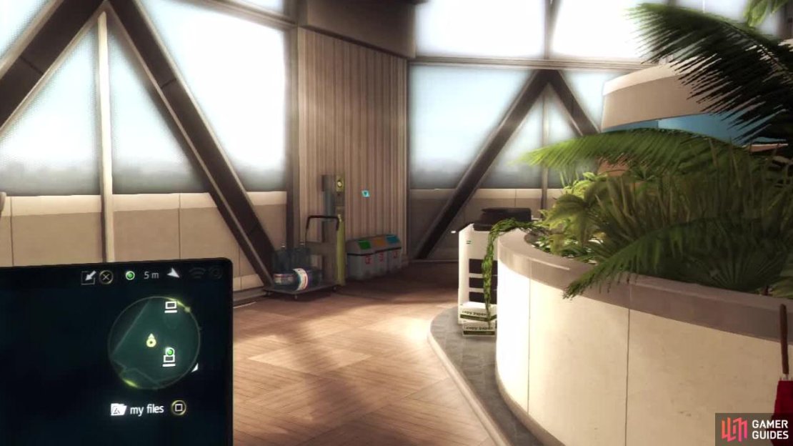The computers available for hacking show up as computer icons on your minimap. The deeper you go into the story; the more computers you can hack.