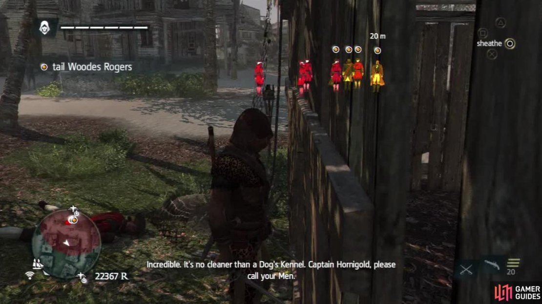 Ducking into corners is always a useful trick.