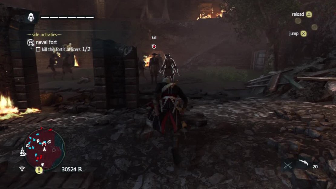 This officer has quite a few guards to help him out.