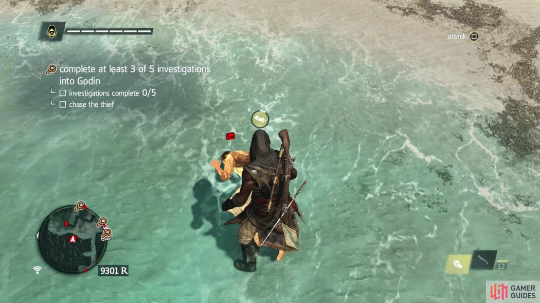 Loot him as soon as he’s down or he’ll just get back up and run off again.