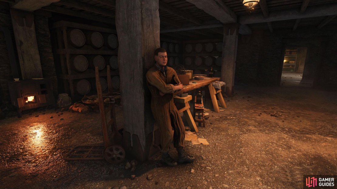 Illya Kozlov can be found in the Brinsop Manor Cellar.