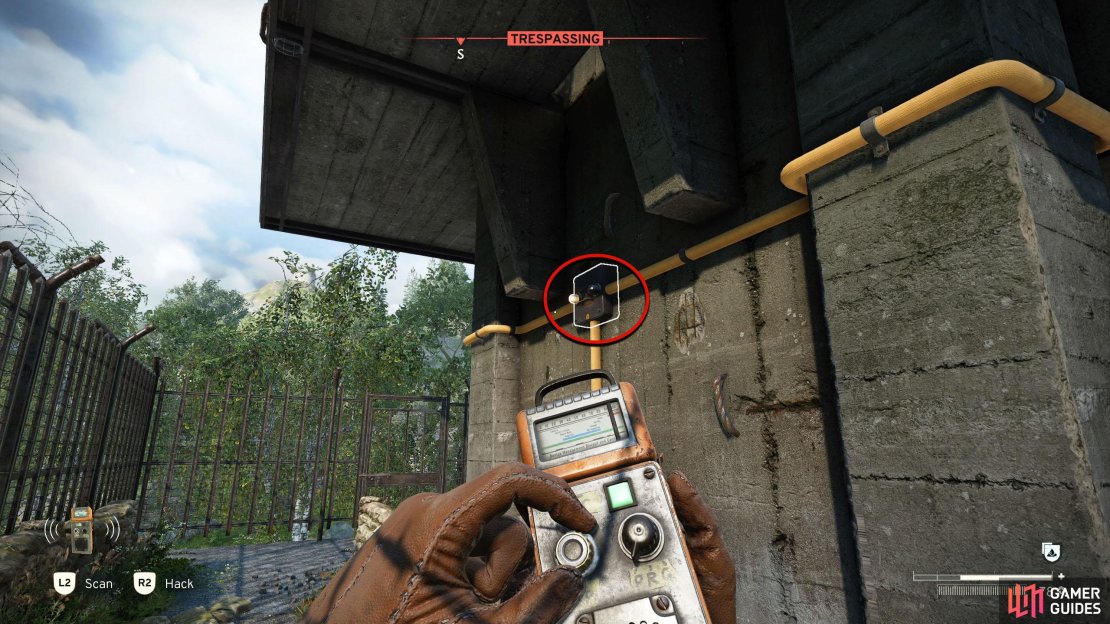 You will need a Signal Redirector for this. Use the device on the junction box at the back of the tower to turn off the alarm.
