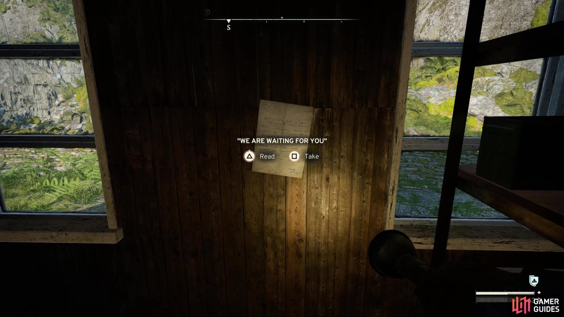 You’ll find a Lead about the Infiltrators inside of the Greenhouse Hut.